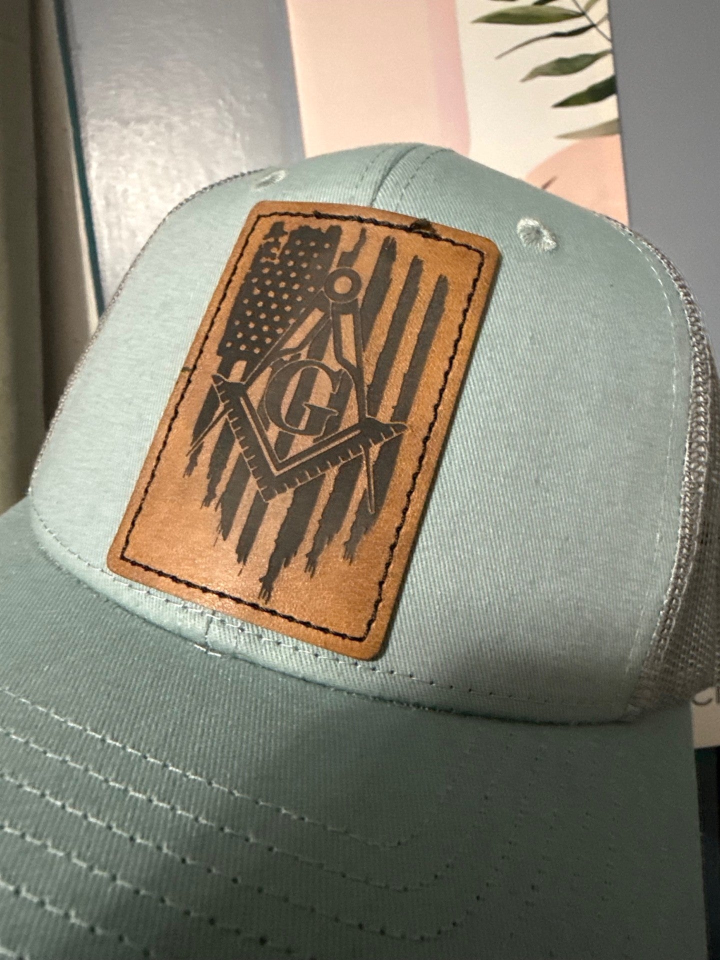 Masonic American Flag Hat